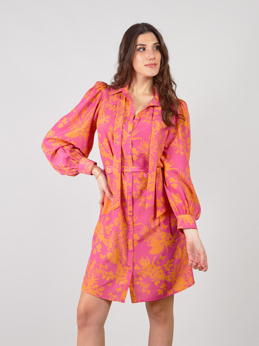 VEGA - LONG SLEEVE SHIRT DRESS