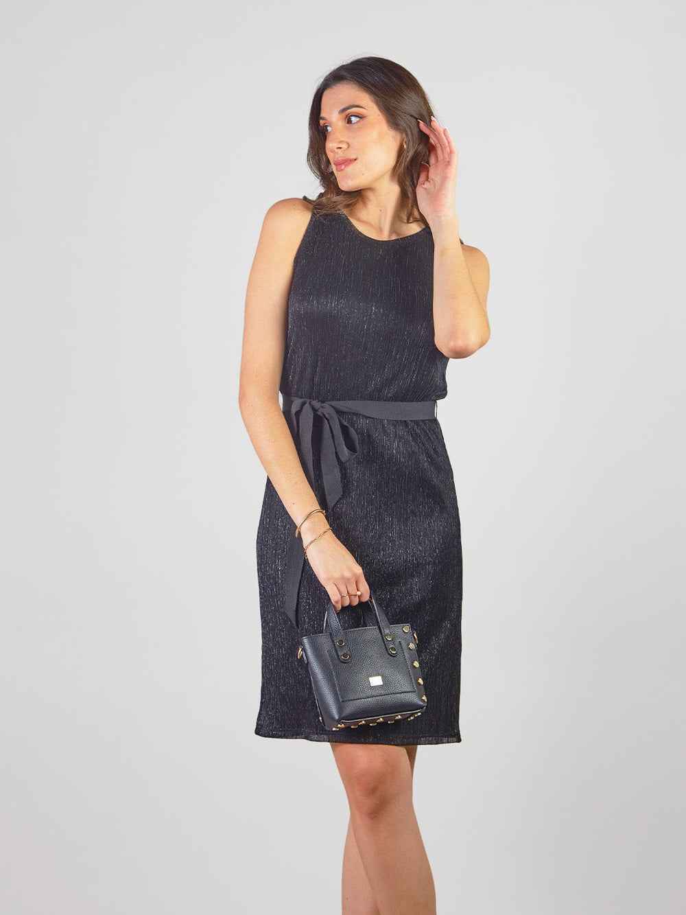 ADRIETTA - SHORT SLEEVELESS DRESS