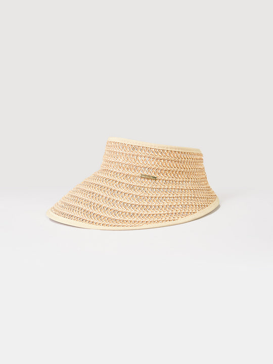 MELIORA - WOVEN VISOR WITH BRAIDED DESIGN