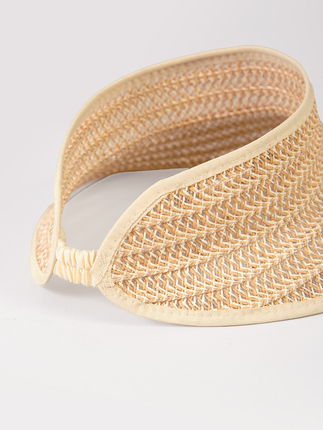 MELIORA - WOVEN VISOR WITH BRAIDED DESIGN