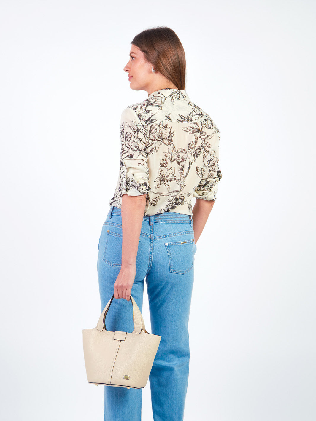 ELLIS - BLUSA MANGA LARGA CON ESTAMPADO FLORAL
