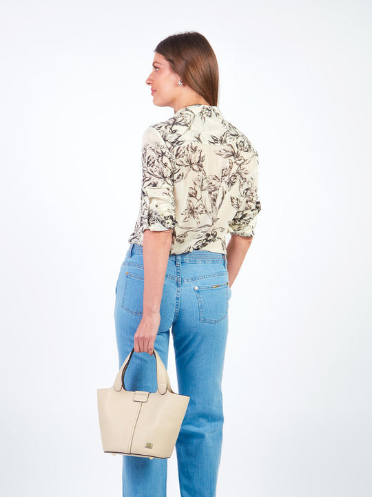 ELLIS - BLUSA MANGA LARGA CON ESTAMPADO FLORAL
