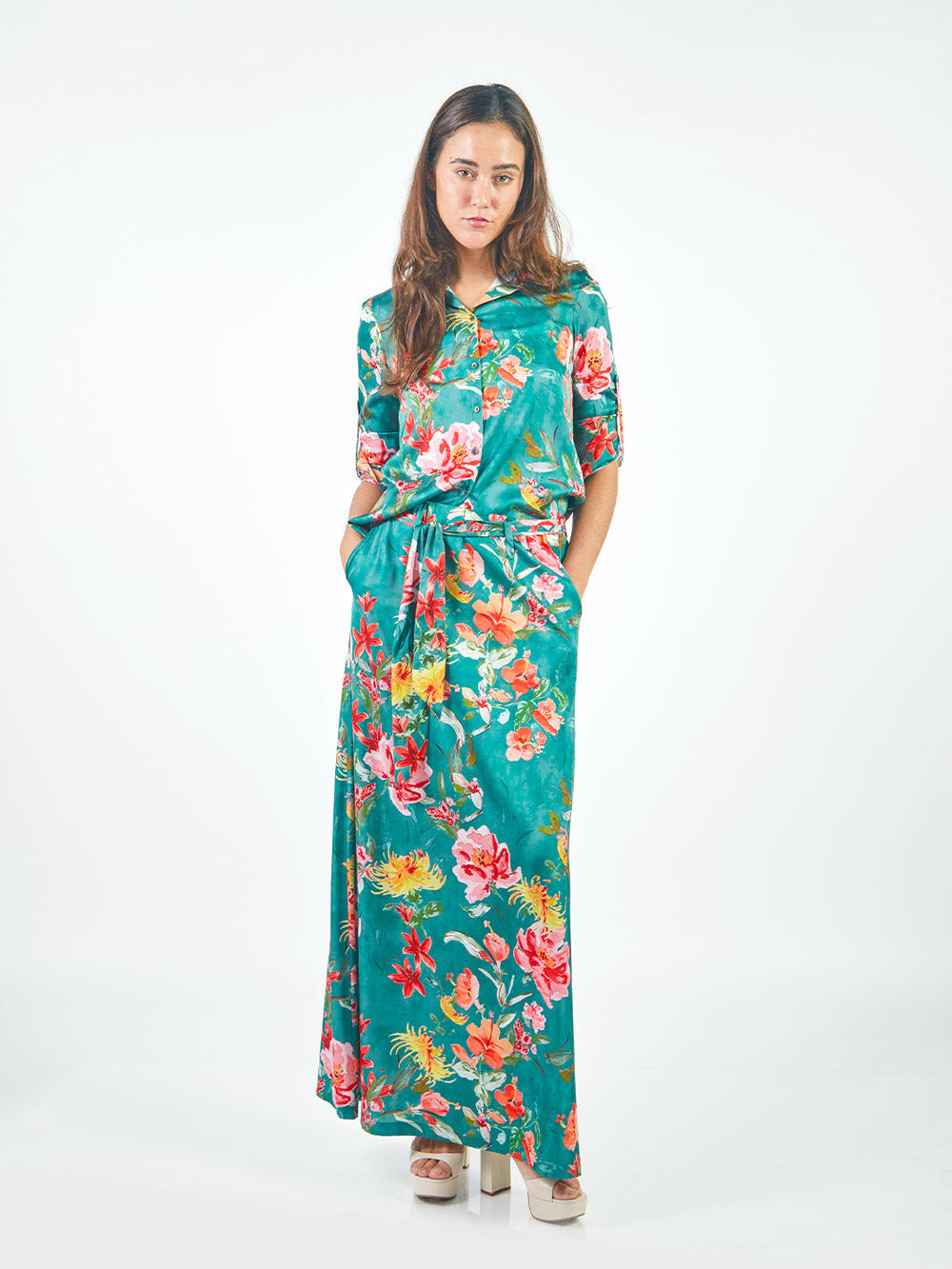 MARTINA – BLOUSE WITH FLORAL PRINT