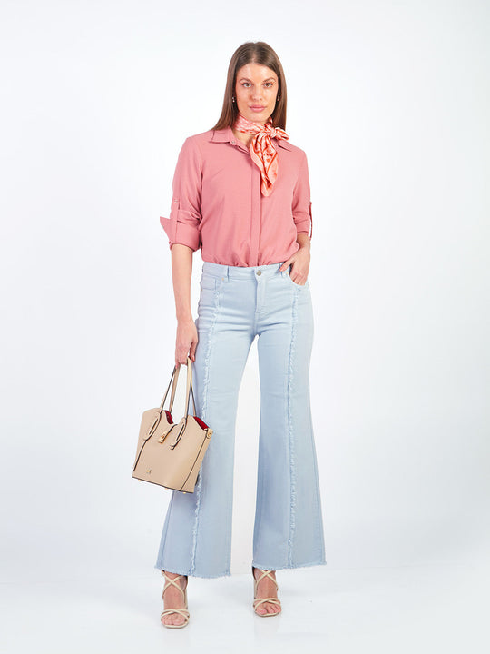 HAILEY - BLUSA MANGA LARGA