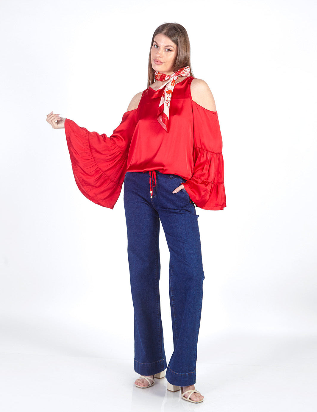 NADIA - BLUSA OFF SHOULDER ROJO