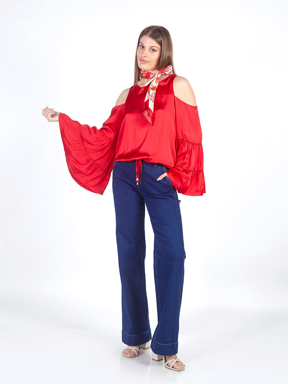 NADIA - BLUSA OFF SHOULDER ROJO