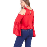 NADIA - BLUSA OFF SHOULDER ROJO