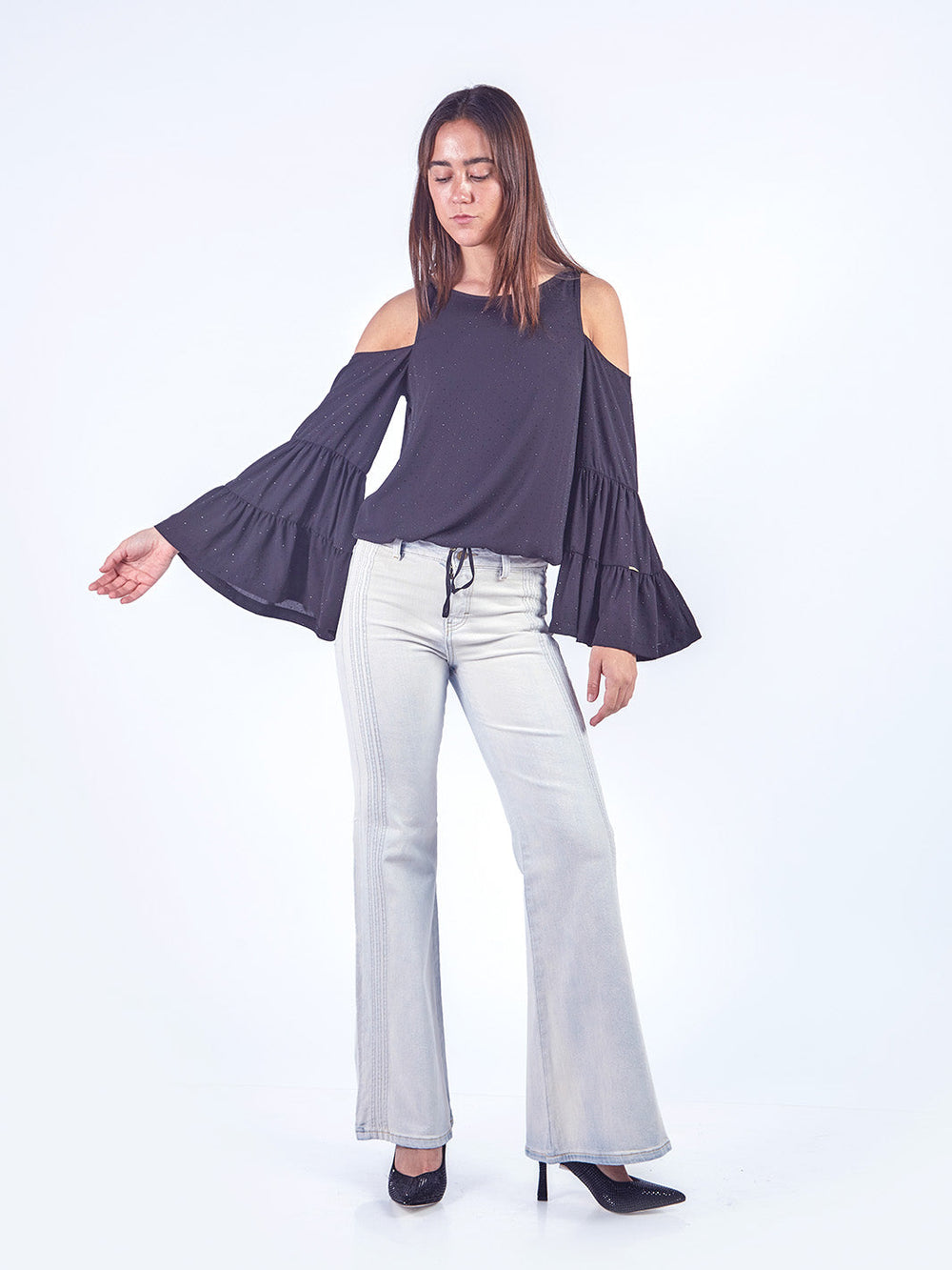 ELLA - BLUSA CON HOMBROS DESCUBIERTOS