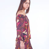 WANDA - BLUSA MANGA ASIMÉTRICA