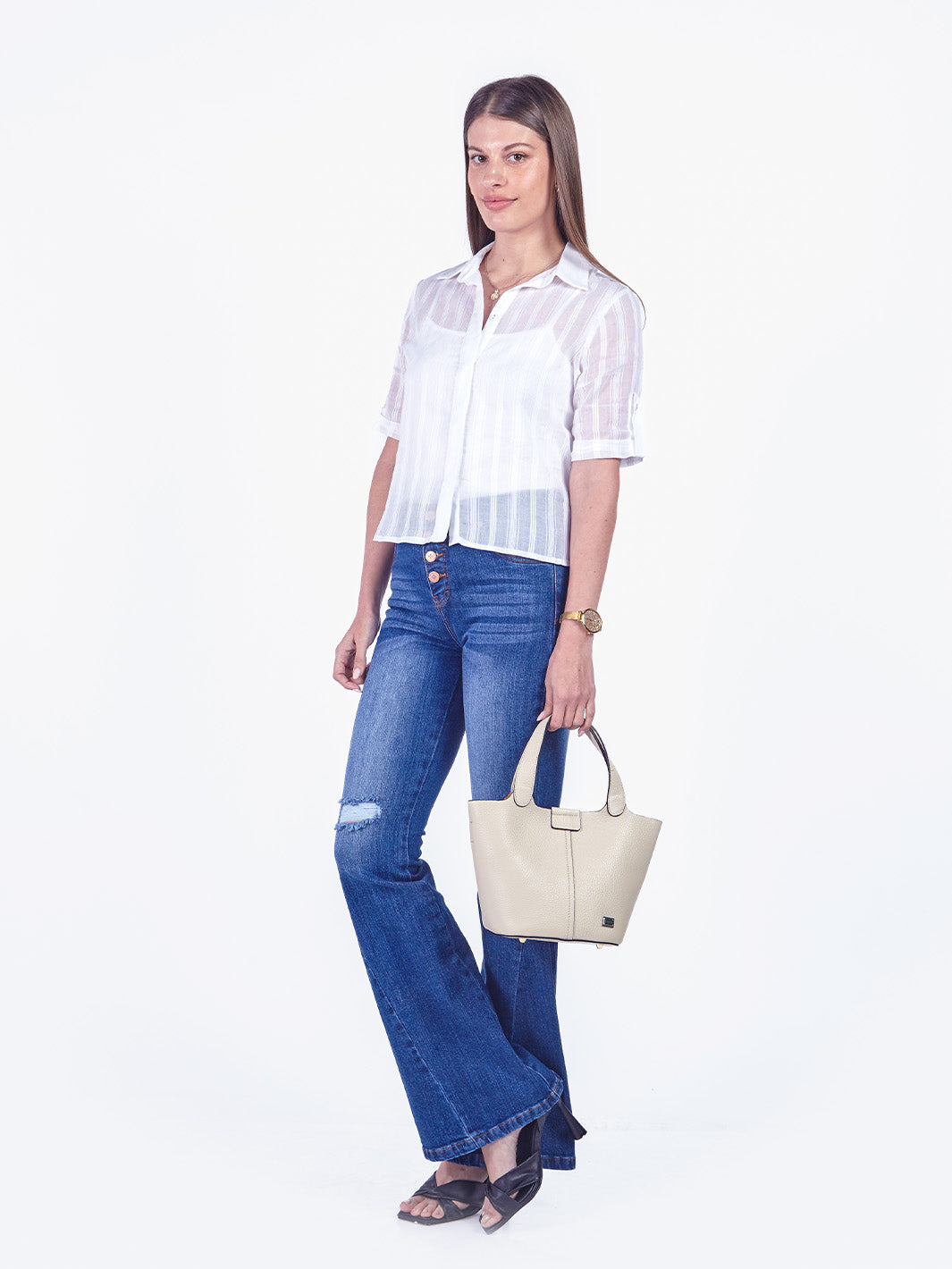 BELLA - BLUSA MANGA CORTA