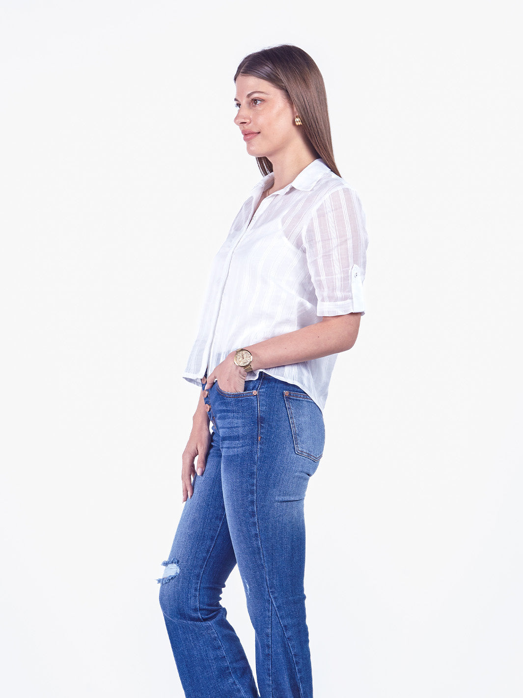 BELLA - BLUSA MANGA CORTA