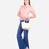 BELLA - BLUSA MANGA CORTA MELON