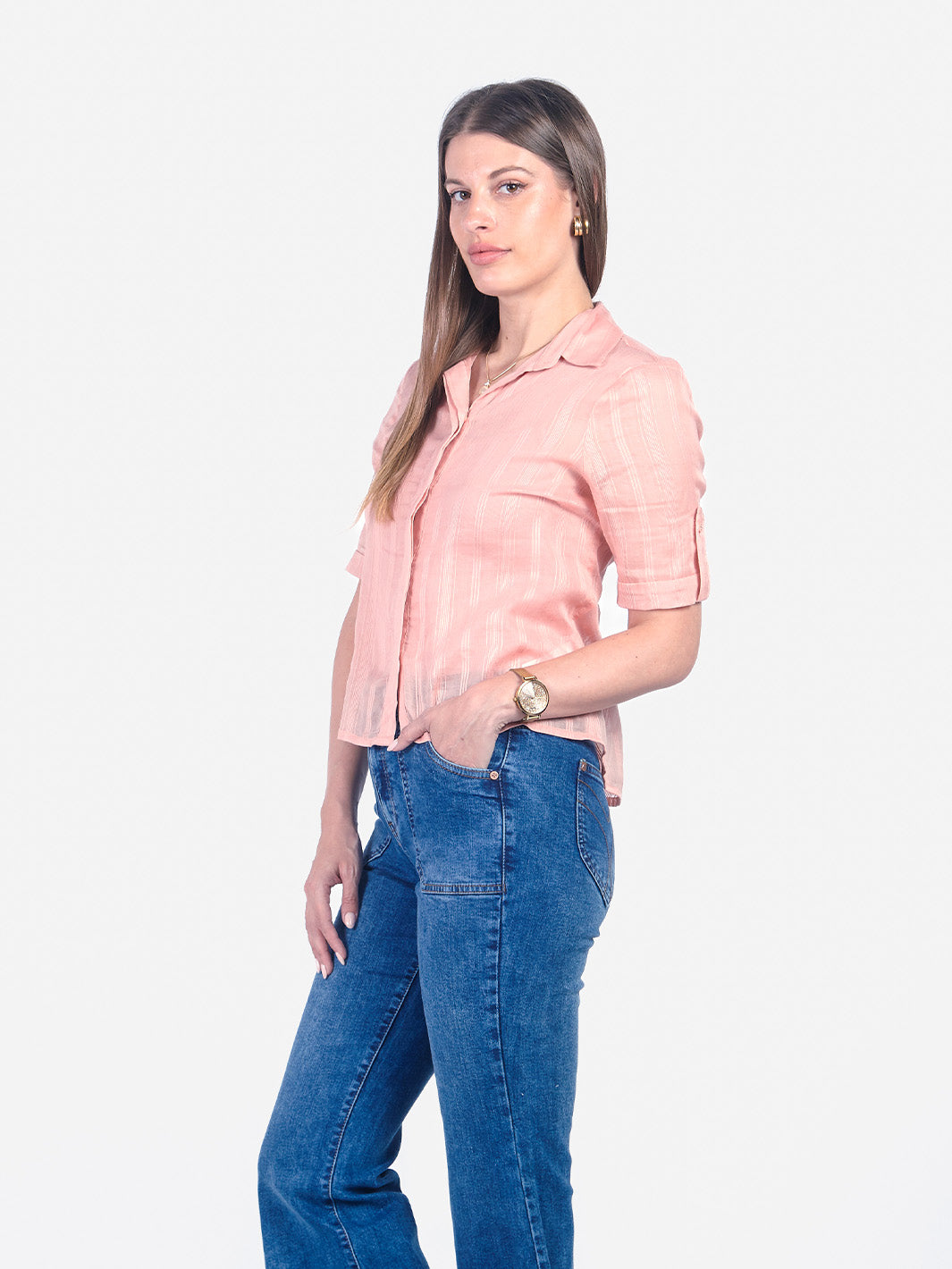 BELLA - BLUSA MANGA CORTA