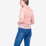 BELLA - BLUSA MANGA CORTA MELON