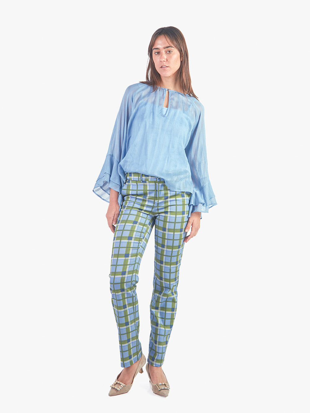 EMILIA - BLUSA SEMITRANSPARENTE