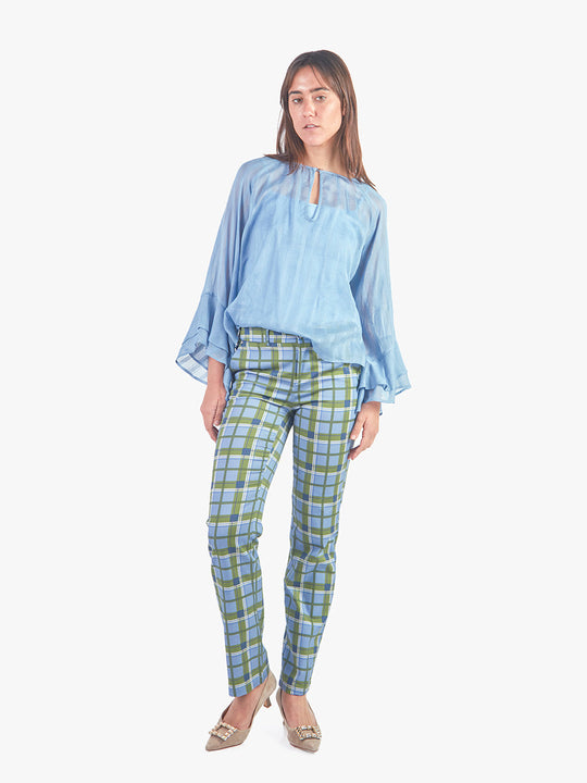 EMILIA - BLUSA SEMITRANSPARENTE