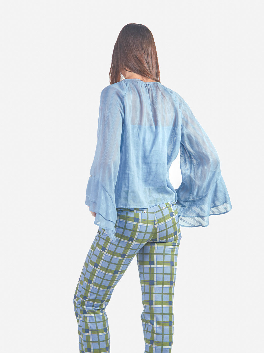 EMILIA - BLUSA SEMITRANSPARENTE