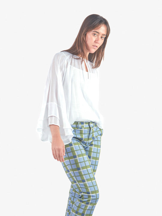 EMILIA - BLUSA SEMITRANSPARENTE