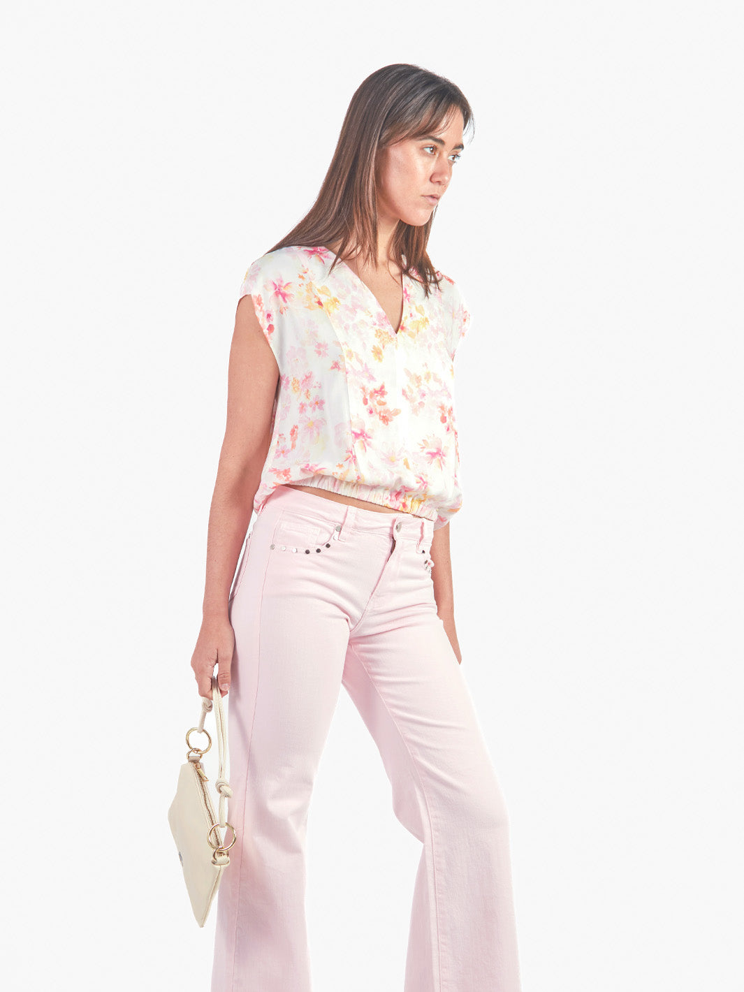 YVONNE - BLUSA ESTILO KIMONO CON ESCOTE EN V