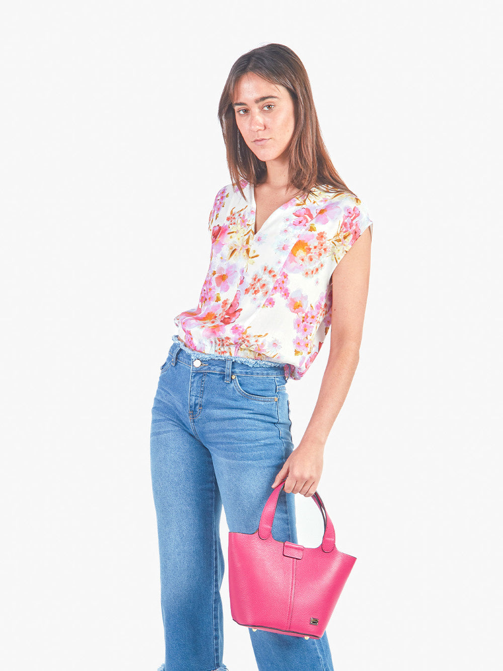 YVONNE - BLUSA ESTILO KIMONO CON ESCOTE EN V