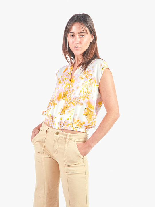 YVONNE - BLUSA ESTILO KIMONO CON ESCOTE EN V