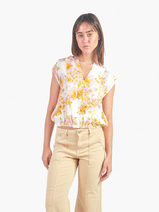 YVONNE - BLUSA ESTILO KIMONO CON ESCOTE EN V