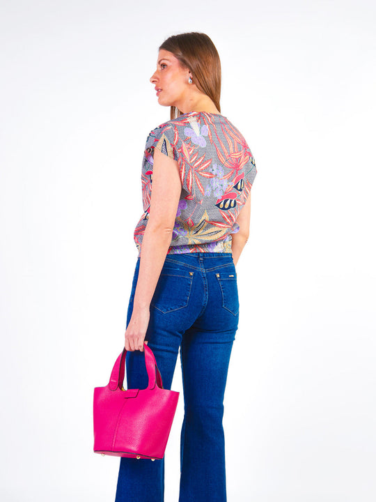 IDINA - BLUSA MANGA KIMONO