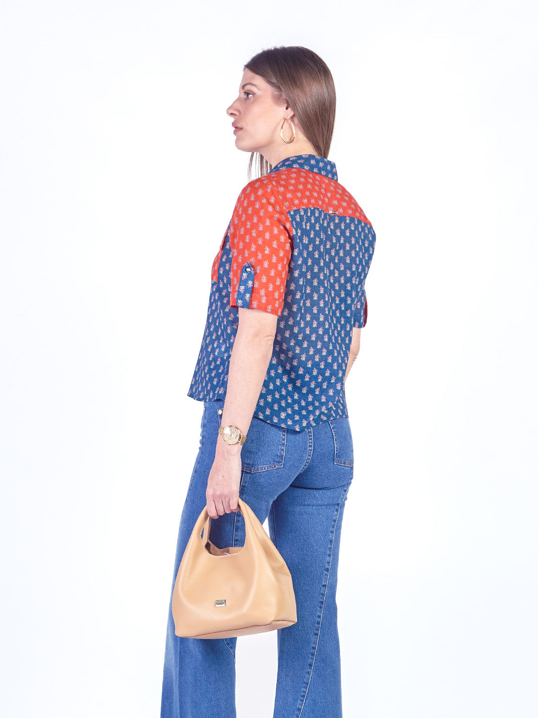 LILIAN - BLUSA CAMISERA MANGA 3/4