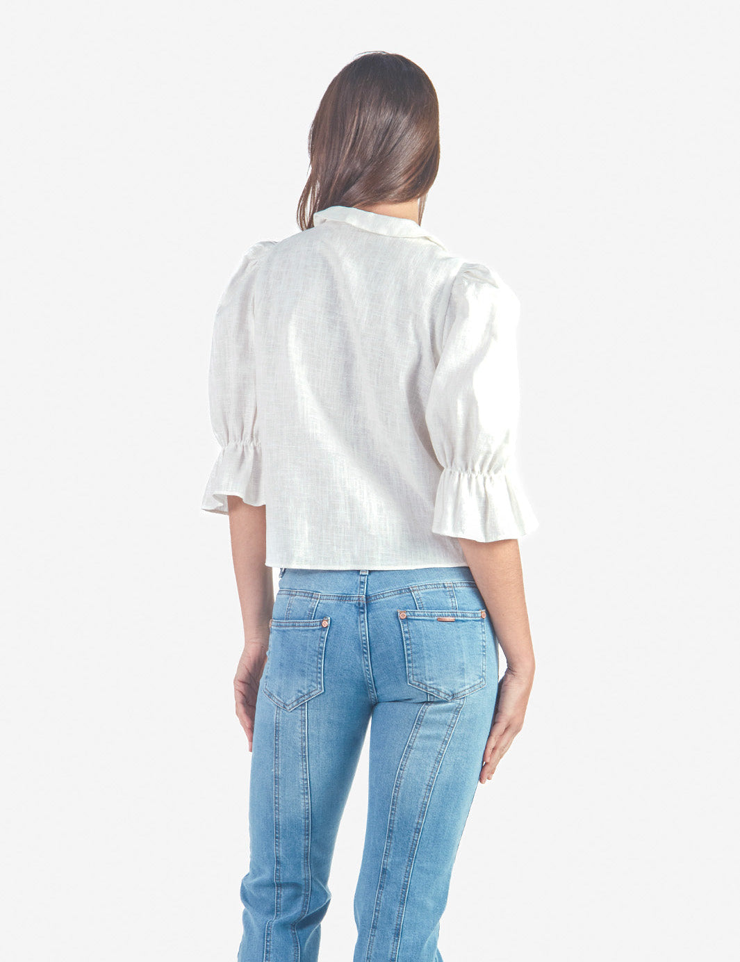 GISE - BLUSA MANGA 3/4 HUESO