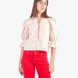 GISE - BLUSA MANGA 3/4 PALO ROSA