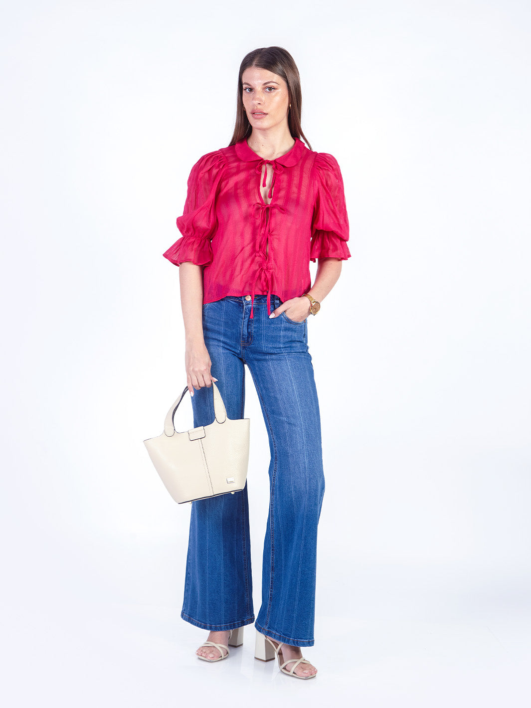 MILA - BLUSA MANGA 3/4