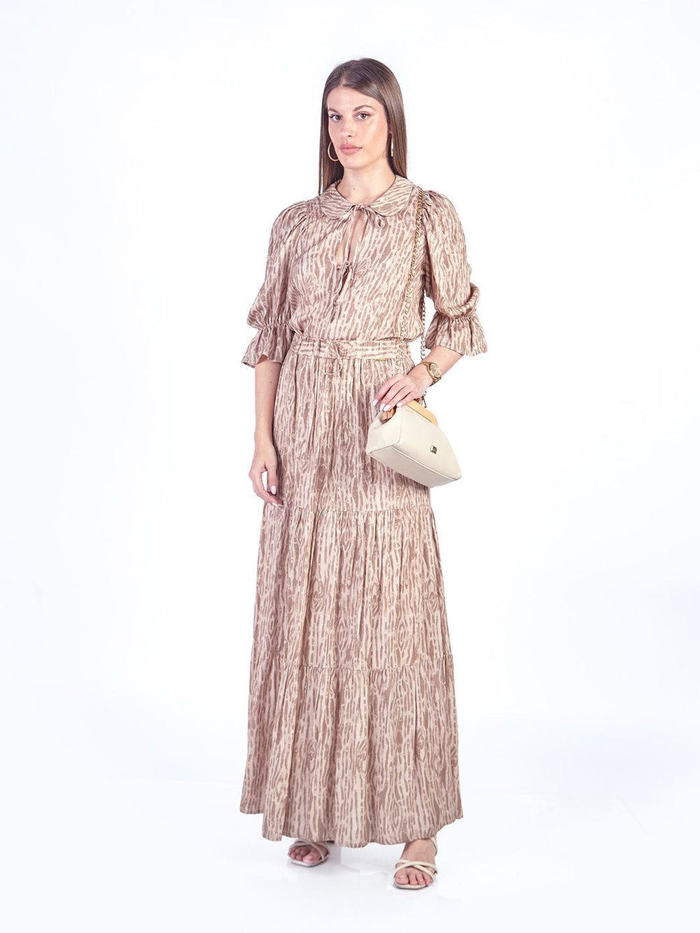 SELENE - BLUSA CAMISERA MANGA 3/4