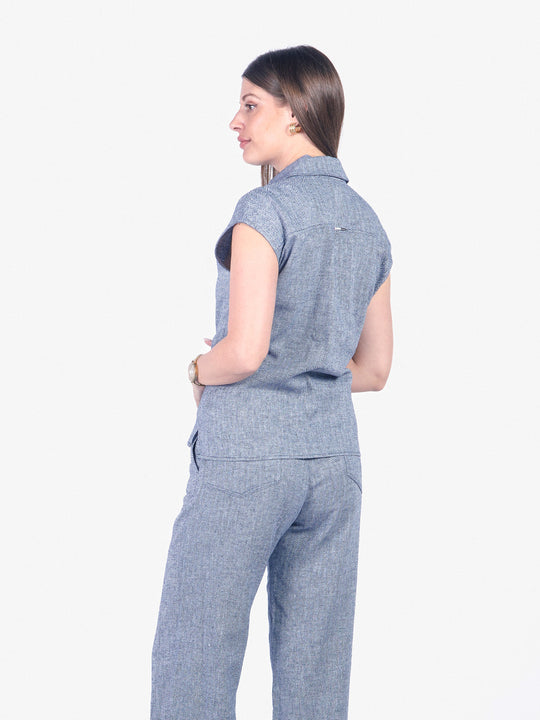 POLLY - BLUSA CAMISERA ESTILO KIMONO