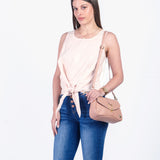 FABIOLA - BLUSA MANGA CERO PALO ROSA
