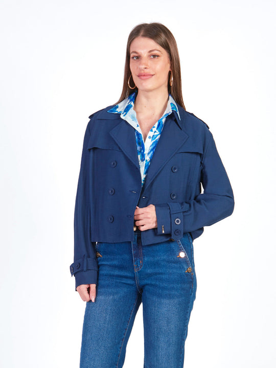 MAGGIE - CASACA ESTILO TRENCH COAT