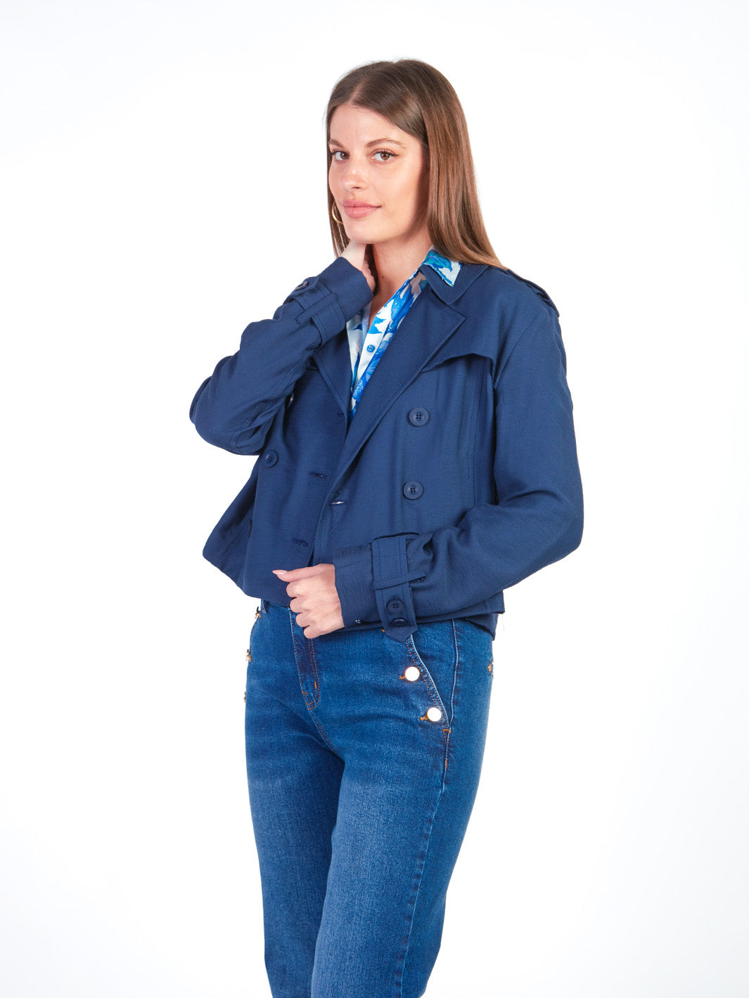 MAGGIE - CASACA ESTILO TRENCH COAT