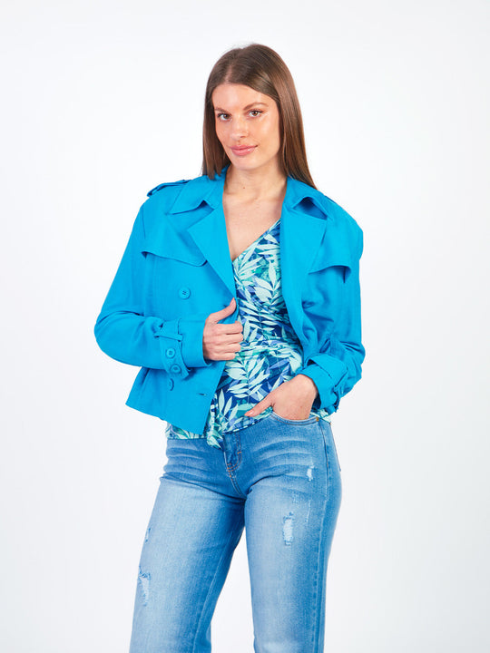 MAGGIE - CASACA ESTILO TRENCH COAT