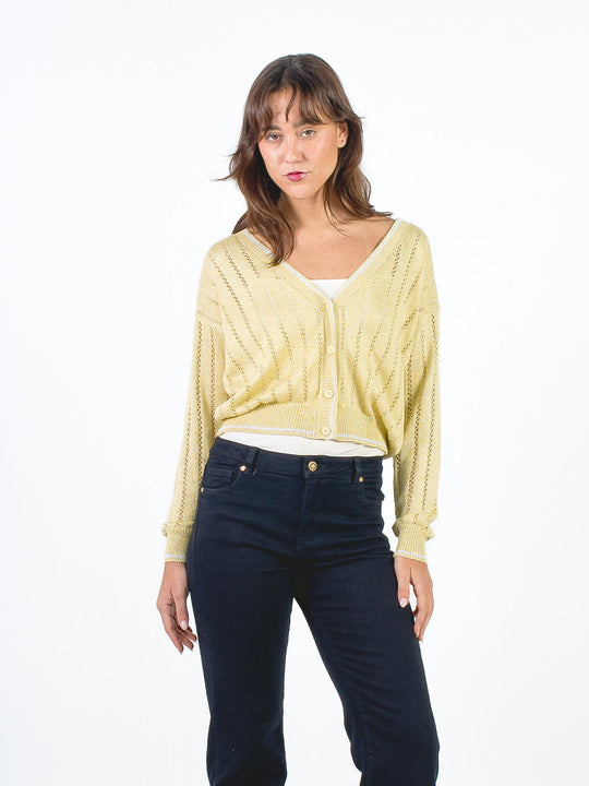 VIOLETTA - CARDIGAN CON ESCOTE EN V