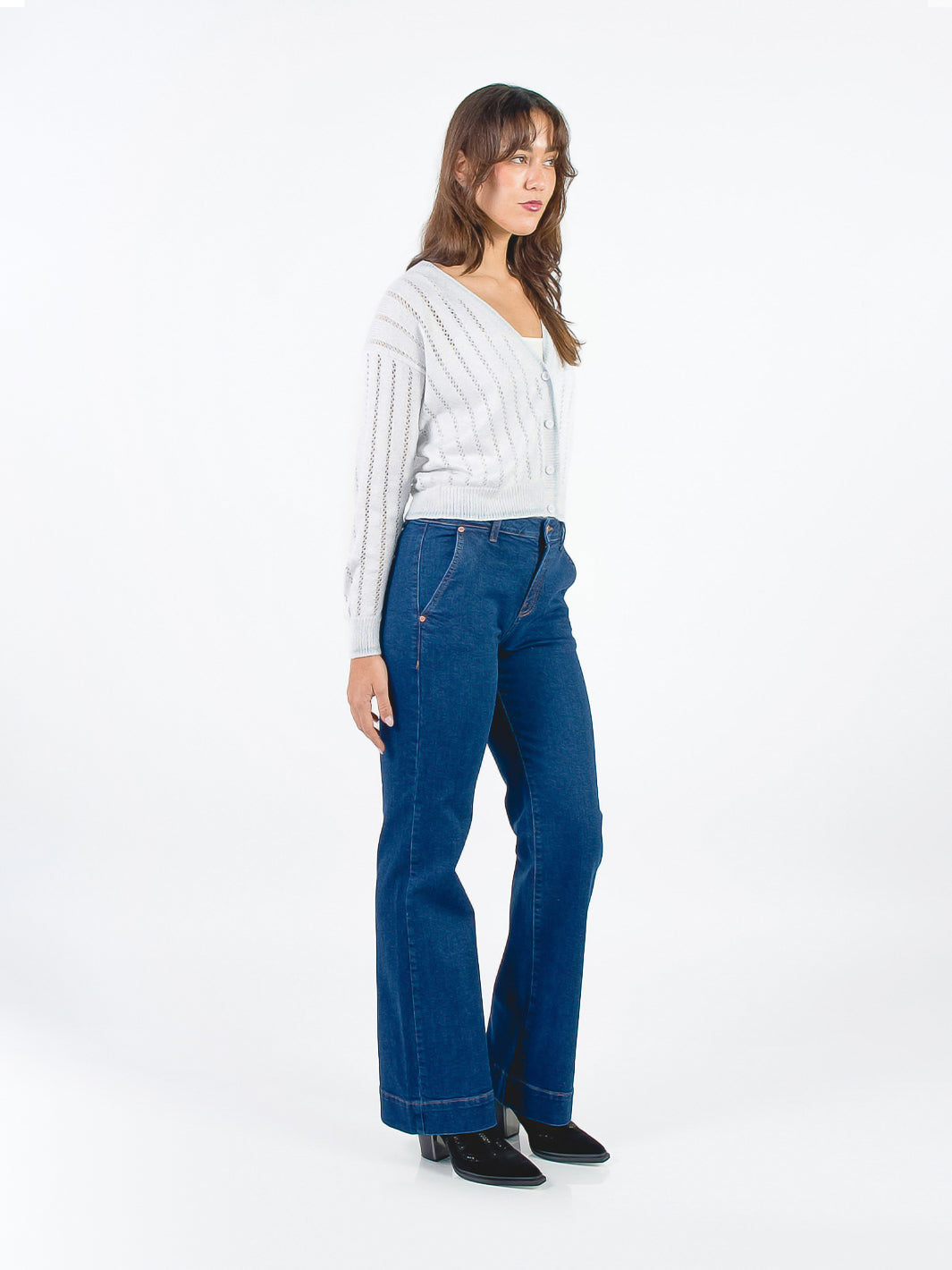 VIOLETTA - CARDIGAN CON ESCOTE EN V
