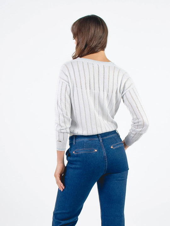 VIOLETTA - CARDIGAN CON ESCOTE EN V