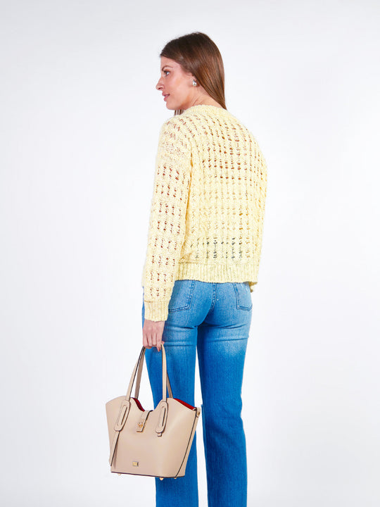 RACHEL - CARDIGAN TEJIDO CON ESCOTE EN V