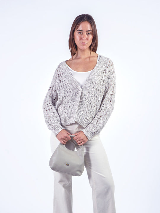 RACHEL - CARDIGAN TEJIDO CON ESCOTE EN V