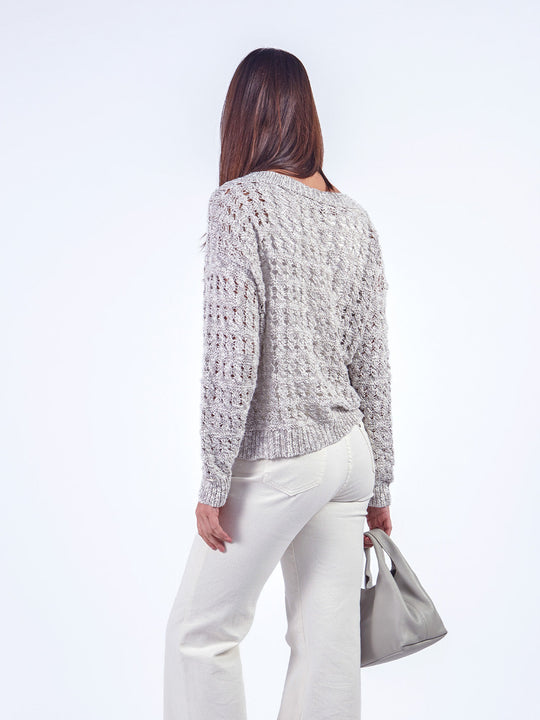 RACHEL - CARDIGAN TEJIDO CON ESCOTE EN V