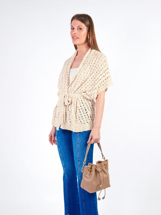 LEAH - CARDIGAN TEJIDO ESTILO KIMONO