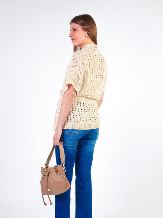 LEAH - CARDIGAN TEJIDO ESTILO KIMONO