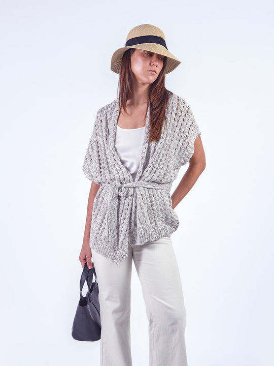 LEAH - CARDIGAN TEJIDO ESTILO KIMONO