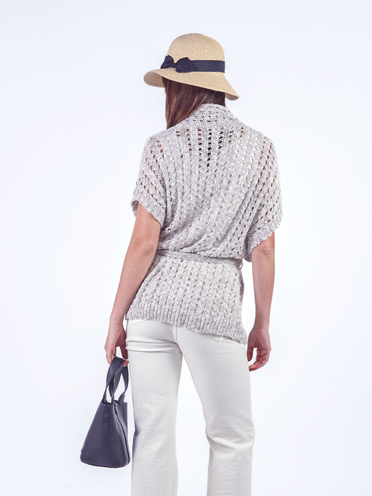 LEAH - CARDIGAN TEJIDO ESTILO KIMONO