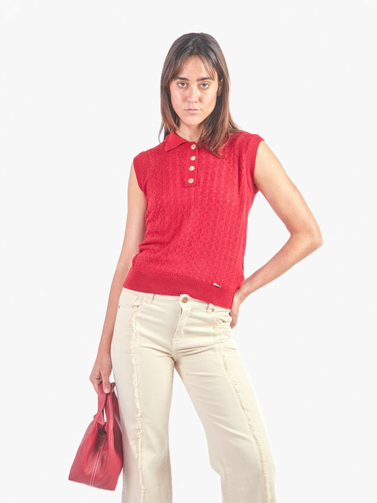 SASHA - CHALECO TEJIDO