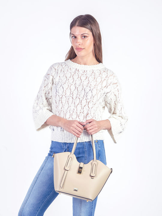 BECCA - CHOMPA TEJIDA CON MANGAS ACAMPANADAS