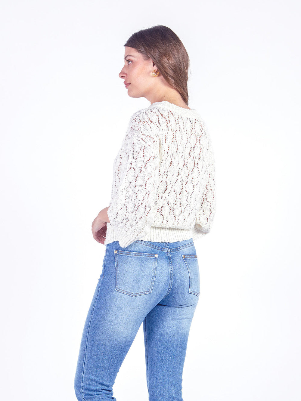 BECCA - CHOMPA TEJIDA CON MANGAS ACAMPANADAS